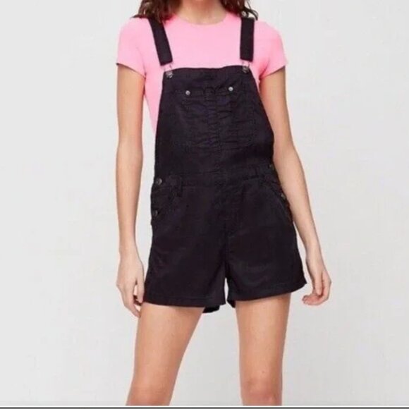 aritzia TNA black overalls - Picture 1 of 5